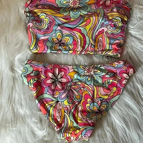 JUNIOR SIZE NO BOUNDARIES 3/5 2 PC BATHING SUIT EUC - Picture 5 of 10